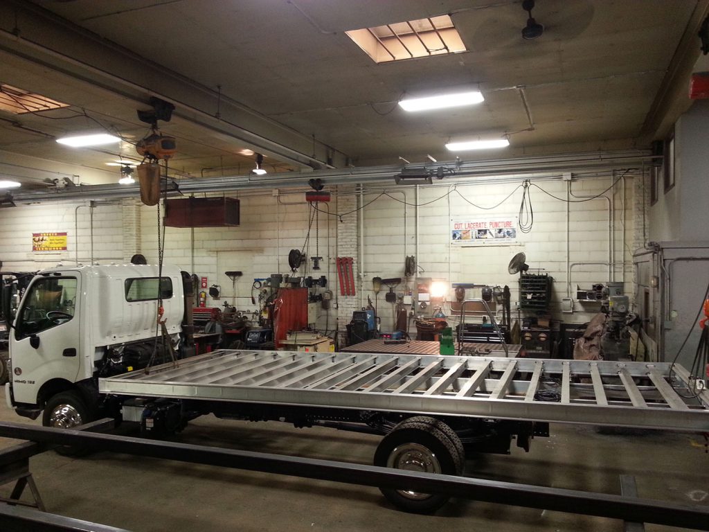 Custom Aluminum Flat Bed in Progress