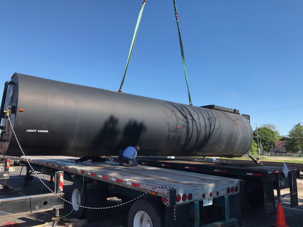 Semi Trailer Tank Installation