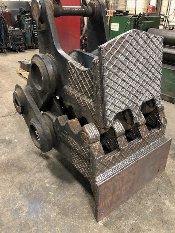 Heavy Equipment Repair - Concrete Pulverizer Hard Resurfacing